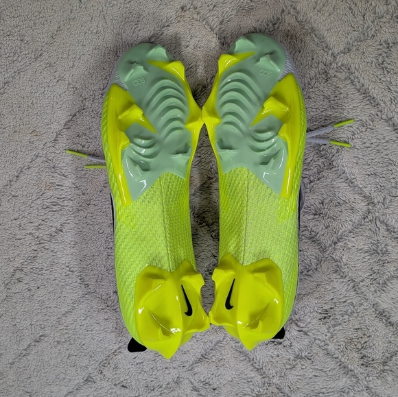 Nike Vapor Edge Speed 360 2 Gray Volt Green Football Cleats Mens Sz 14 - Picture 7 of 7